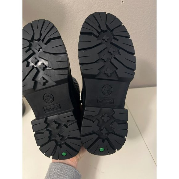 NEW Timberland | Malynn Snow Boots Black Waterproof Leather Sz 5.5 - Picture 4 of 9